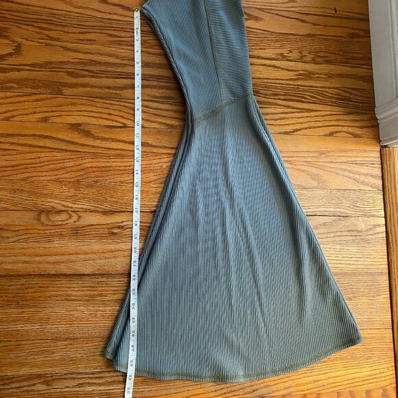 Sonny Ribbed Flare Pant Olive Small - Picture 5 of 5